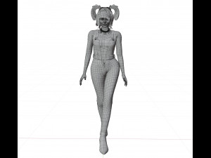 Harley quinn - bird of prey Modelo 3D