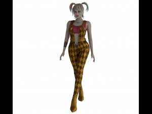 Harley quinn - bird of prey Modelo 3D