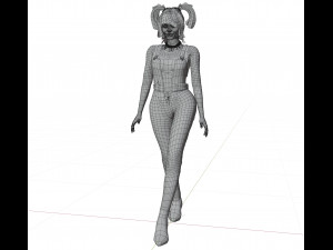Harley quinn - bird of prey Modelo 3D