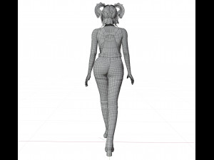 Harley quinn - bird of prey Modelo 3D