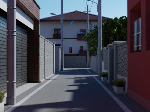Anime street 3D मॉडल