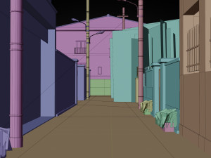 Anime street 3D मॉडल