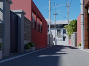 Anime street 3D मॉडल