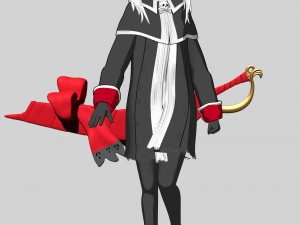 Mary read fate grand order 3D Model
