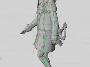 Mary read fate grand order 3D मॉडल