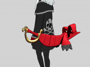 Mary read fate grand order 3D मॉडल