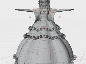 anime character fiancee 3D Model