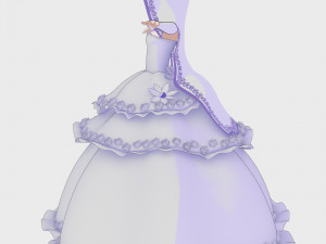 anime character fiancee 3D Model