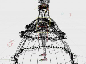 anime character fiancee 3D Model