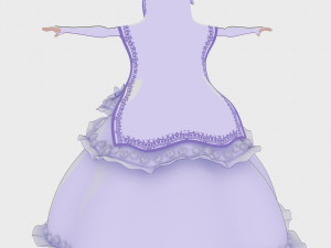anime character fiancee 3D Model