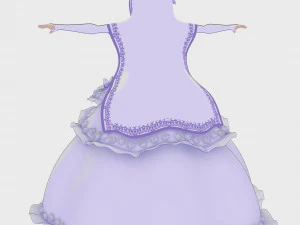 anime character fiancee 3D Model
