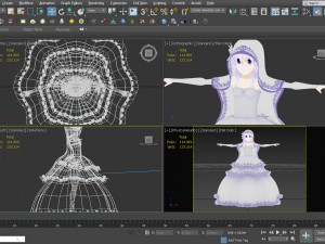 anime character fiancee 3D Model