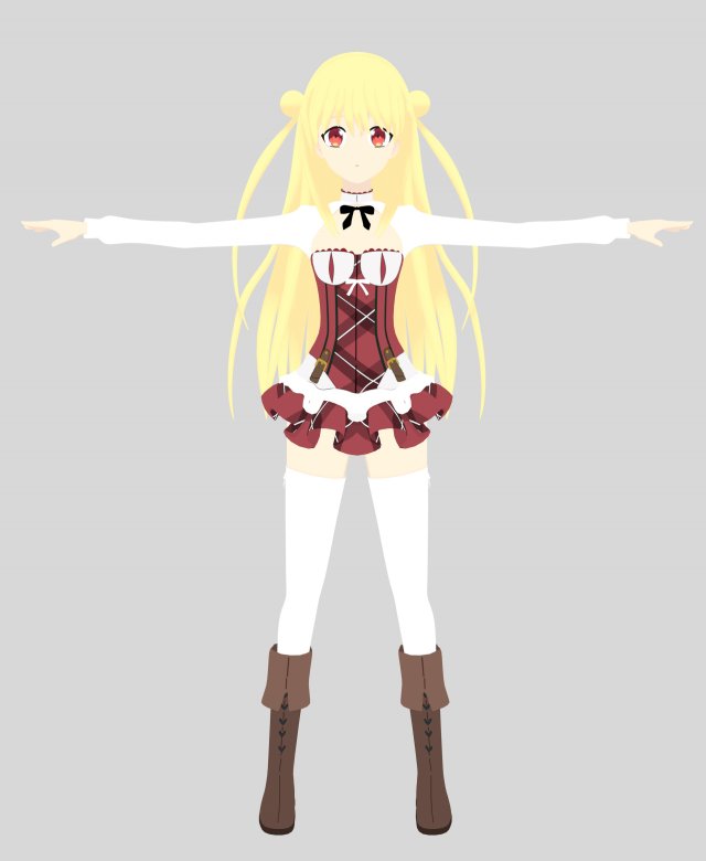 melida angel - assassins pride 3D Model .c4d .max .obj .3ds .fbx .stl .blend 