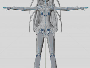 melida angel - assassins pride 3D Model