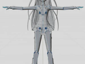 melida angel - assassins pride 3D Model