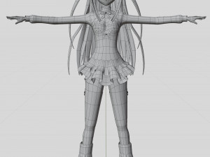melida angel - assassins pride 3D Model