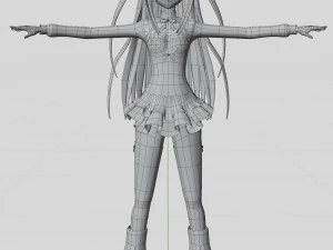 melida angel - assassins pride 3D Model
