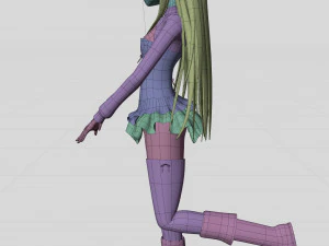 melida angel - assassins pride 3D Model