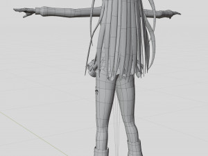 melida angel - assassins pride 3D Model