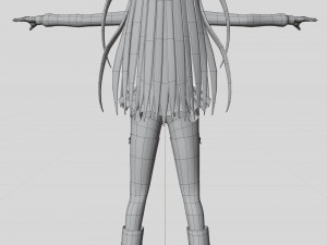 melida angel - assassins pride 3D Model