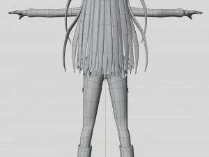 melida angel - assassins pride 3D Model