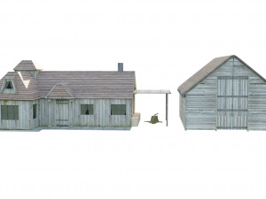 old house Model 3D