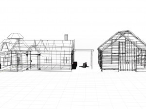 old house Model 3D