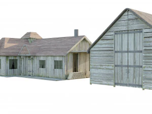 古い家 3Dモデル