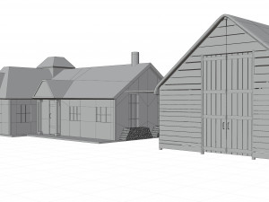 old house Model 3D