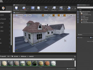 古い家 3Dモデル