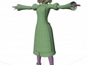 elf waitress - danmachi - ryuu 3D Model
