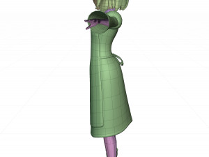 elf waitress - danmachi - ryuu 3D Model