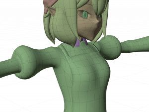 elf waitress - danmachi - ryuu 3D Model