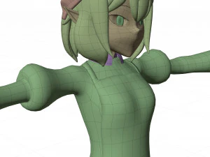 elf waitress - danmachi - ryuu 3D Model