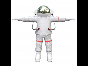 cartoon astronaut 3D मॉडल