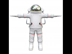 cartoon astronaut 3D Model