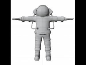 cartoon astronaut 3D मॉडल