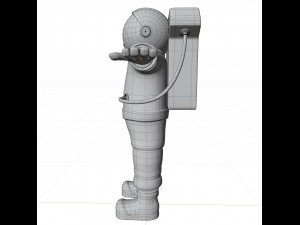 cartoon astronaut 3D मॉडल