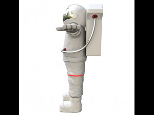 cartoon astronaut 3D मॉडल