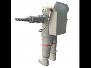 cartoon astronaut 3D मॉडल