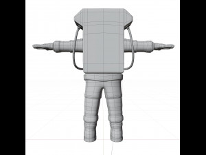 cartoon astronaut 3D मॉडल