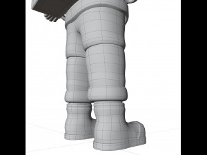 cartoon astronaut 3D मॉडल