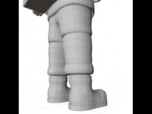 cartoon astronaut 3D Model