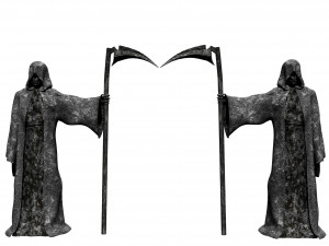 grim reaper sculpture 3D Model