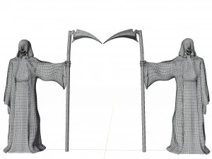 grim reaper sculpture 3D Model