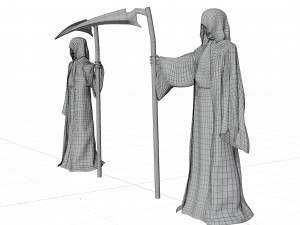 grim reaper sculpture 3D Модель