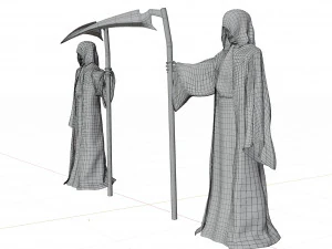 grim reaper sculpture 3D Model