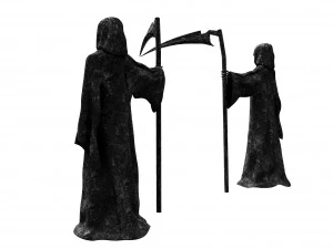 grim reaper sculpture 3D Model