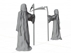 grim reaper sculpture 3D Модель