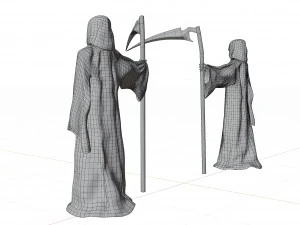 grim reaper sculpture 3D Model
